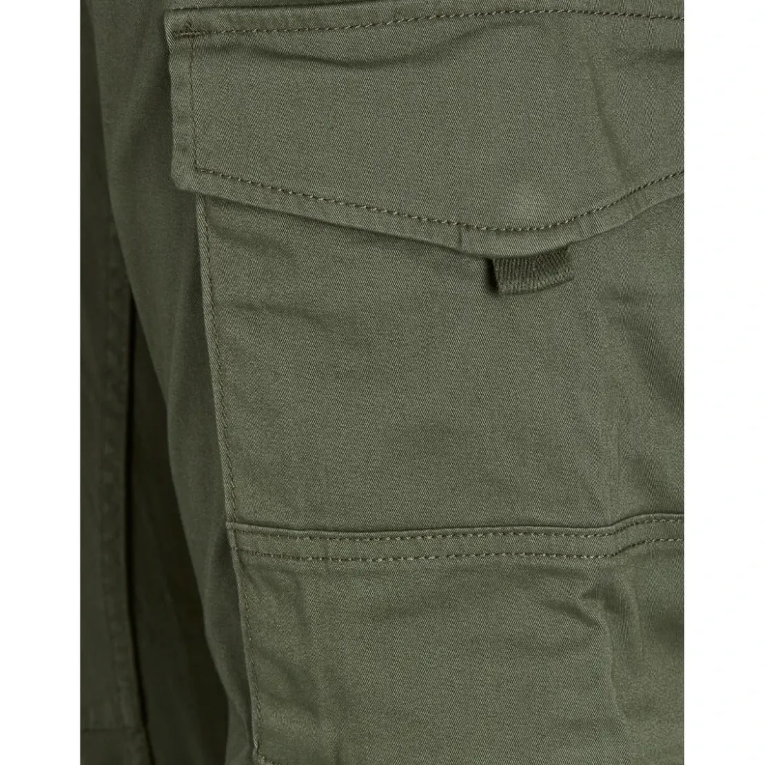 Jack & JonesPantalon cargo Slim Tapered Fit Vert foncé en coton