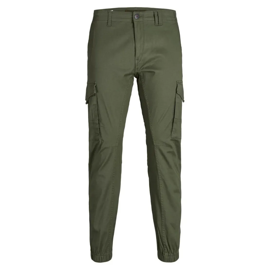 Jack & JonesPantalon cargo Slim Tapered Fit Vert foncé en coton