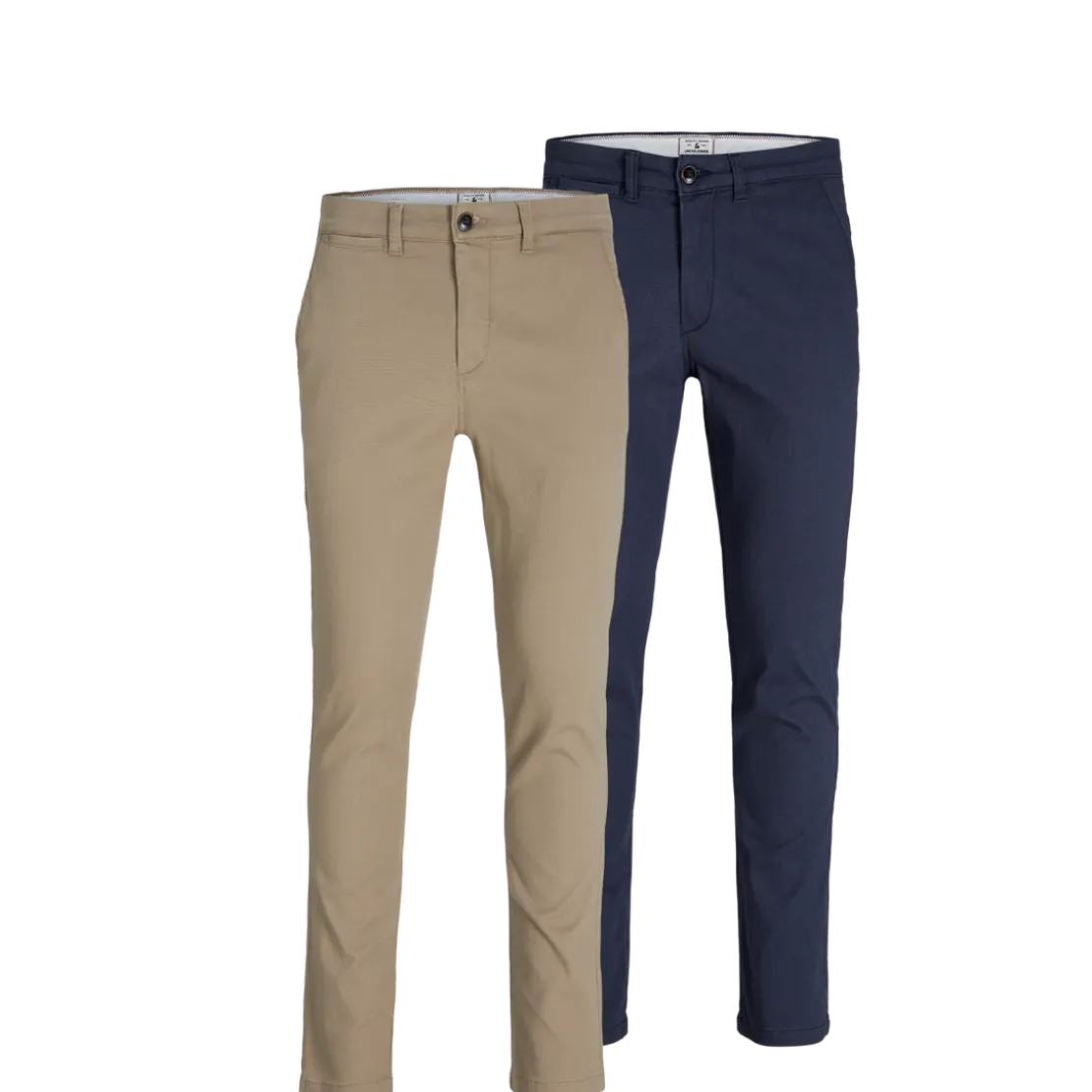Jack & JonesPantalon chinos beige brun Anis en coton