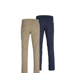 Jack & JonesPantalon chinos beige brun Anis en coton