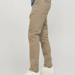 Jack & JonesPantalon chinos beige brun Anis en coton