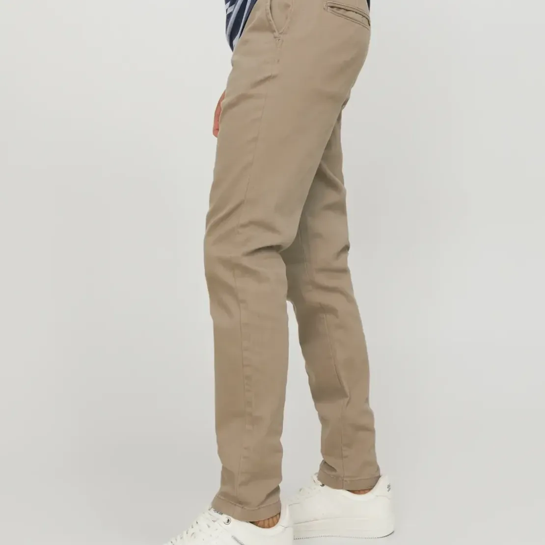 Jack & JonesPantalon chinos beige brun Anis en coton