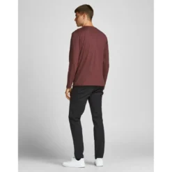 Jack & JonesPantalon chino Slim Fit Noir en coton Tony