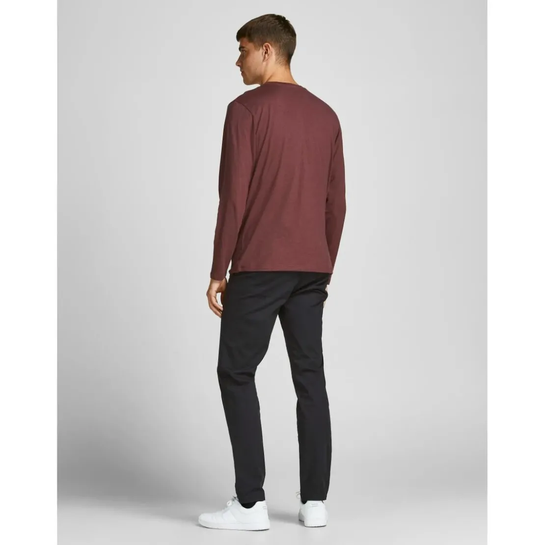 Jack & JonesPantalon chino Slim Fit Noir en coton Tony