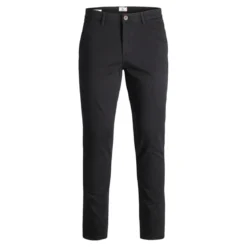 Jack & JonesPantalon chino Slim Fit Noir en coton Tony