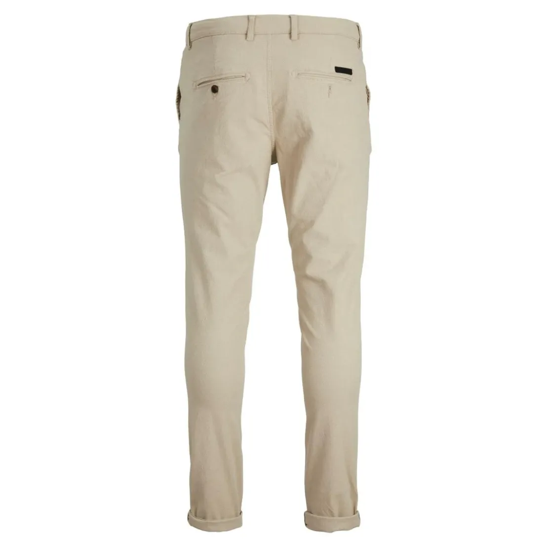 Jack & JonesPantalon chino Slim Fit Gris beige en coton Quinn