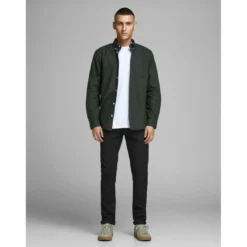Jack & JonesPantalon chino Slim Fit Noir Raul