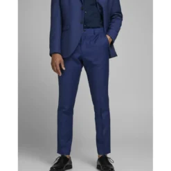 Jack & JonesPantalon habillé Super Slim Fit Bleu Marine Flynn