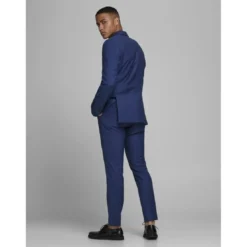 Jack & JonesPantalon habillé Super Slim Fit Bleu Marine Flynn