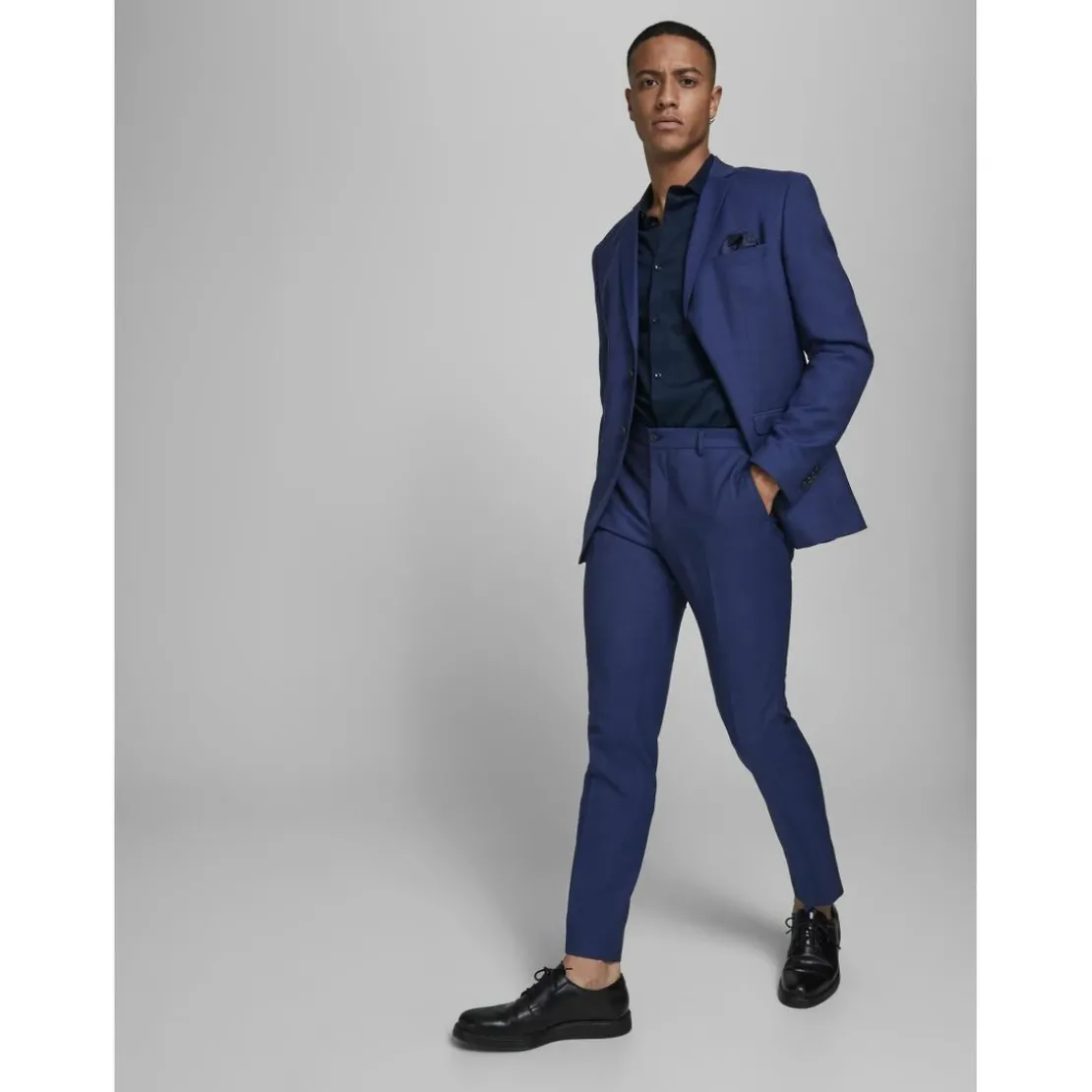 Jack & JonesPantalon habillé Super Slim Fit Bleu Marine Flynn