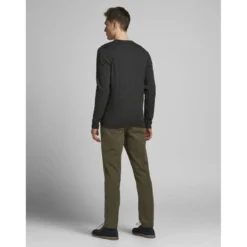Jack & JonesPull en maille Col rond Manches longues Gris Foncé Ryan