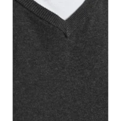 Jack & JonesPull en maille Col rond Manches longues Gris Foncé Ryan