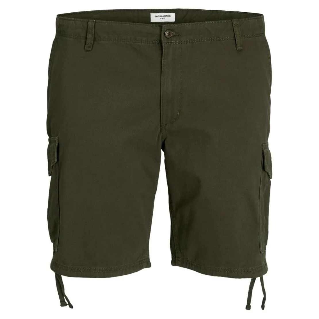 Jack & JonesShort cargo Cargo Fit Vert foncé en coton Neal
