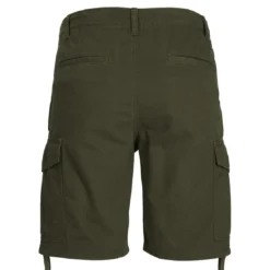 Jack & JonesShort cargo Cargo Fit Vert foncé en coton Neal