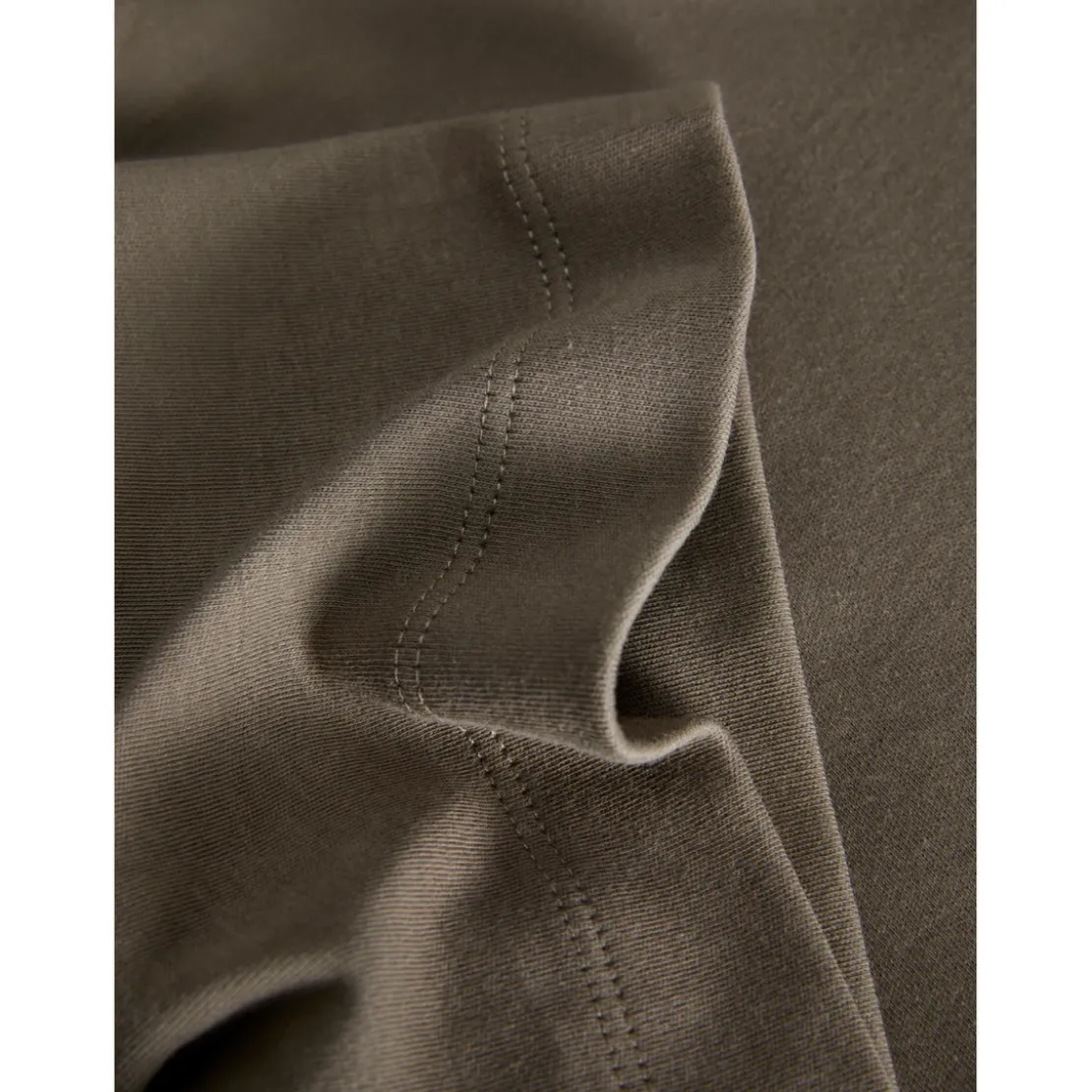 Jack & JonesT-shirt Loose Fit Col rond Manches courtes Gris Foncé en coton