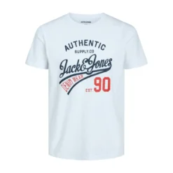 Jack & JonesT-shirt Regular Fit Col rond Manches courtes Noir en coton Troy
