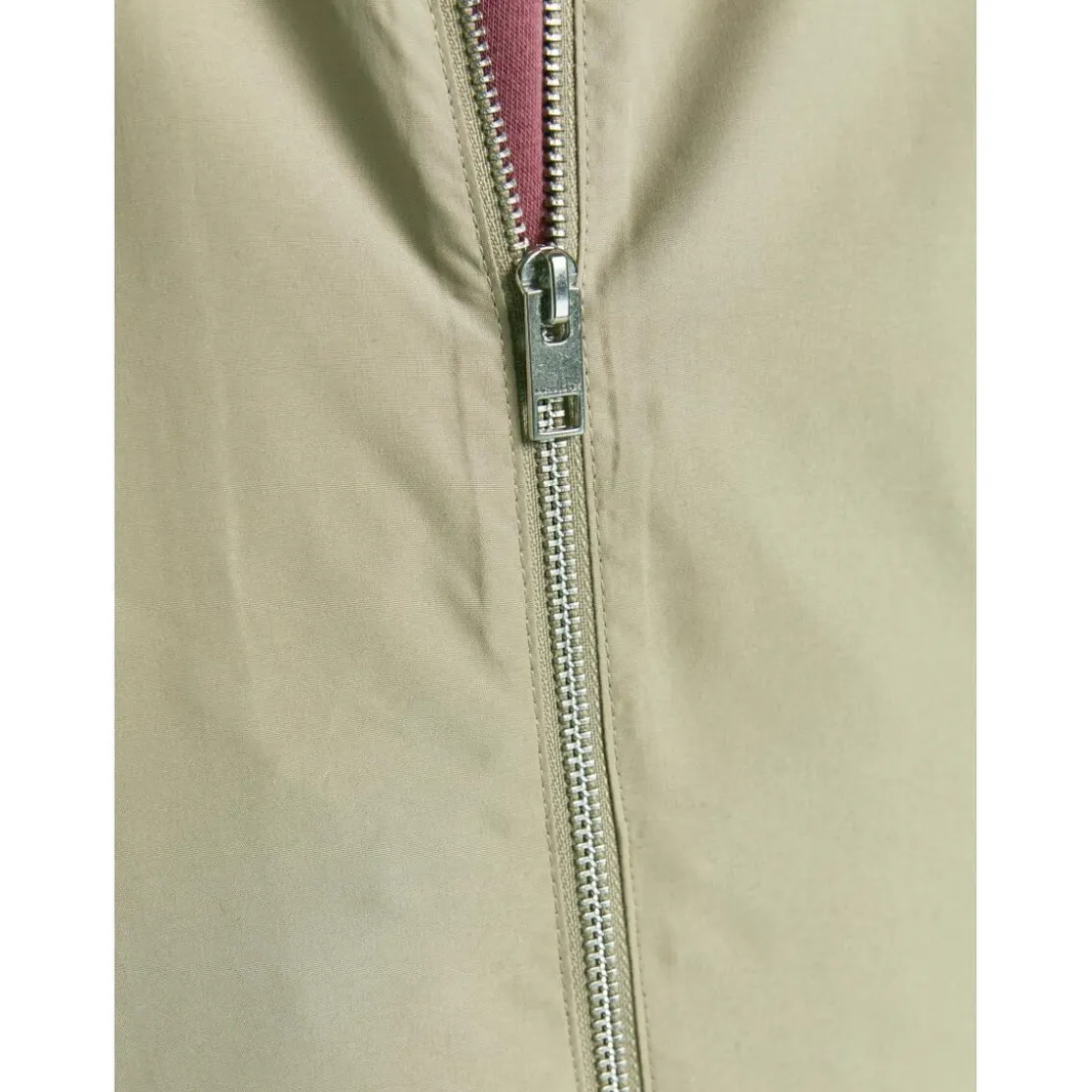 Jack & JonesVeste bomber Courte Baseball Manches longues Gris Clair beige