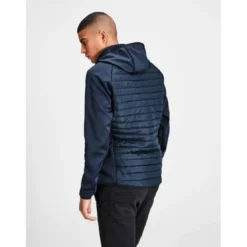 Jack & JonesVeste matelassée capuche Manches longues Bleu Marine