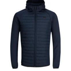 Jack & JonesVeste matelassée capuche Manches longues Bleu Marine