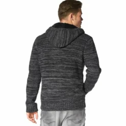 John DevinGilet zippé à capuche fourré homme John Devin - Multicolore