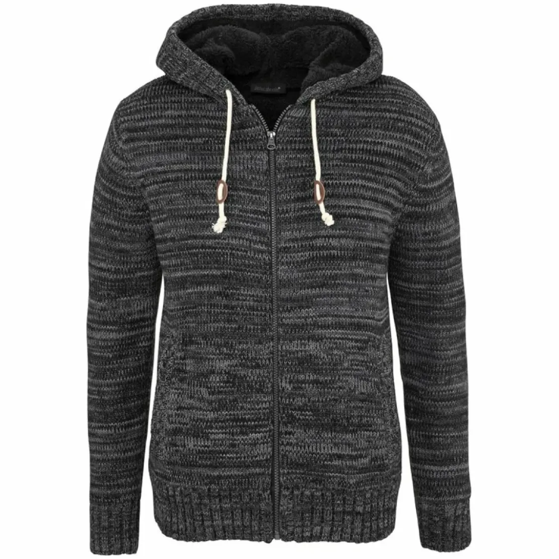 John DevinGilet zippé à capuche fourré homme John Devin - Multicolore
