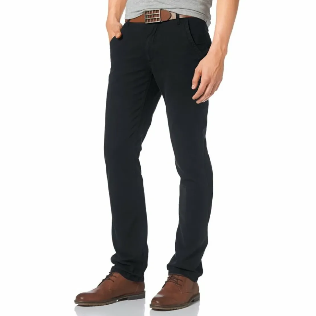 John DevinPantalon chino homme John Devin - Noir en coton