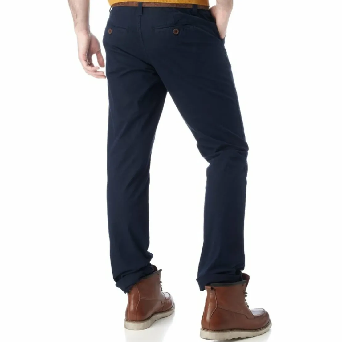 John DevinPantalon chino JOHN_DEVIN - Bleu en coton