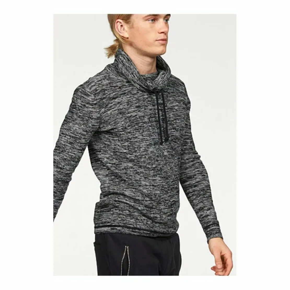 John DevinPull chiné col tube manches longues homme John Devin - Multicolore en coton