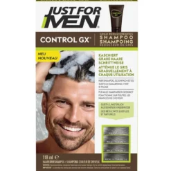 Just for MenShampooing Colorant Réducteur de Gris GX Control 118 ml