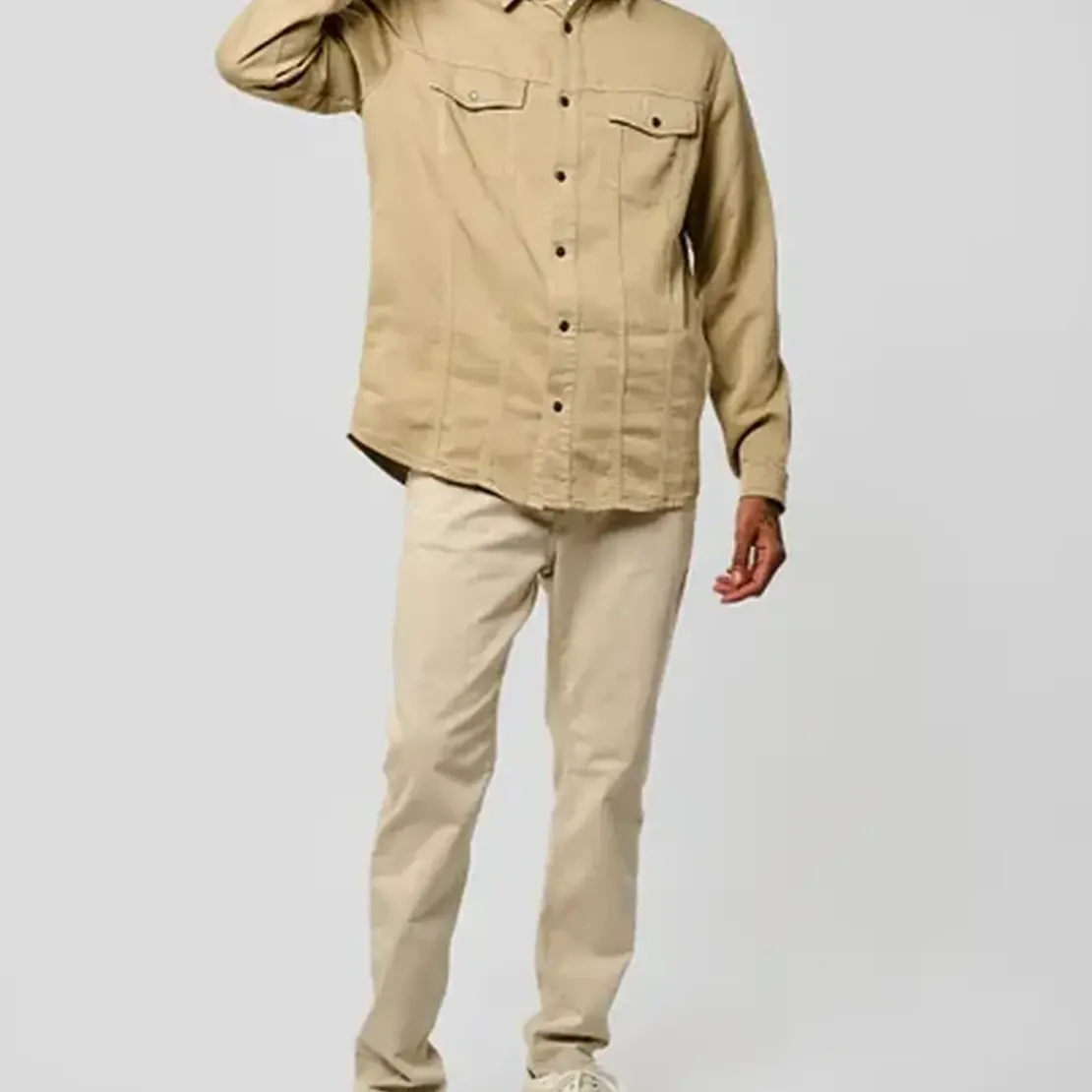 KaporalChemise En Jeans en coton TIZIO Xbeige