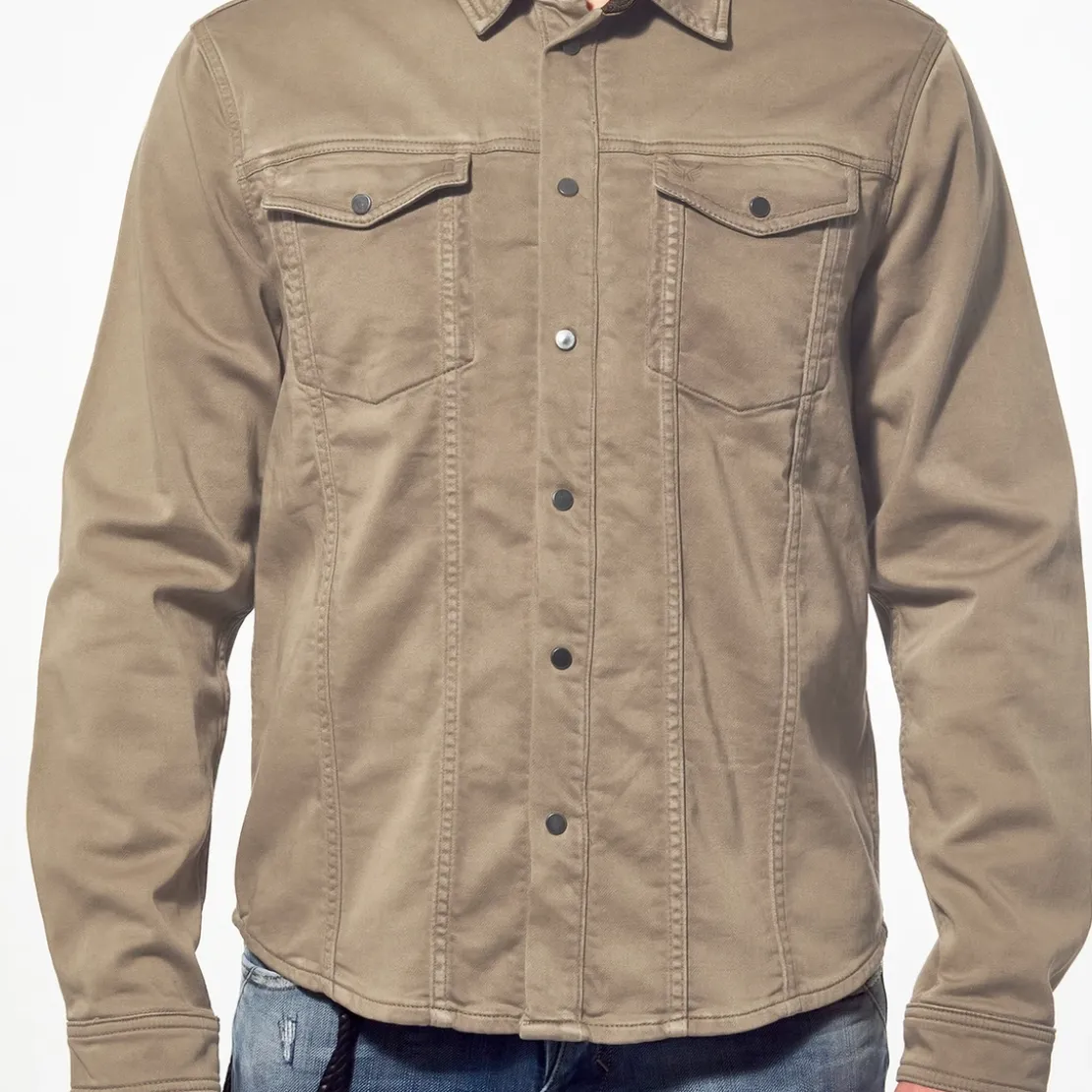 KaporalChemise En Jeans en coton TIZIO Xbeige