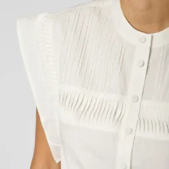 KaporalChemise Manches Courtes EDDA en coton blanc