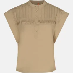 KaporalChemise Manches Courtes EDDA en coton beige