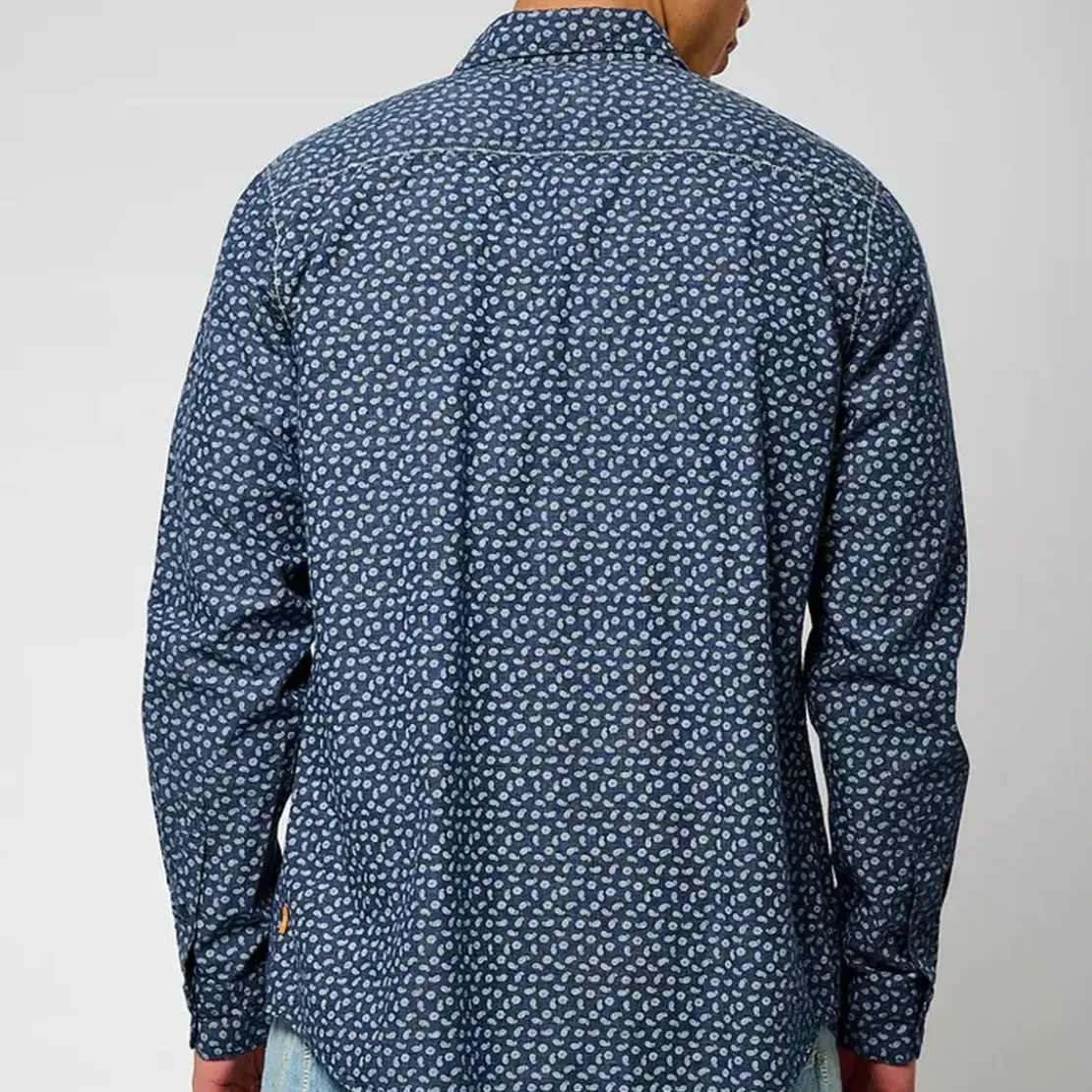 KaporalChemise Manches Longues en coton BALEY bleu marine