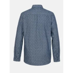 KaporalChemise Manches Longues en coton BALEY bleu marine