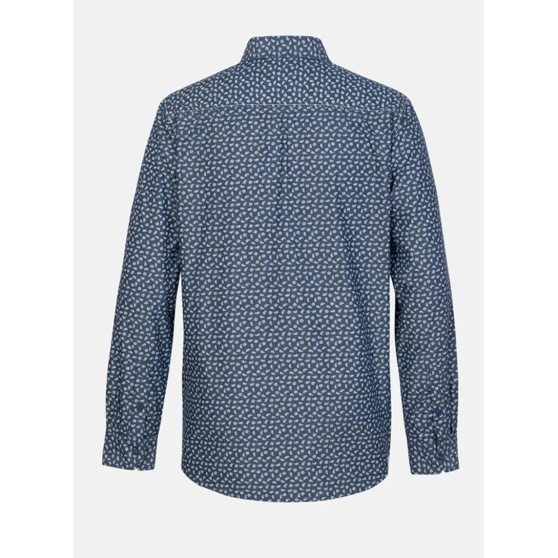 KaporalChemise Manches Longues en coton BALEY bleu marine