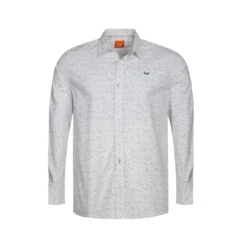 KaporalChemise Manches Longues en coton BEVY Craie écru