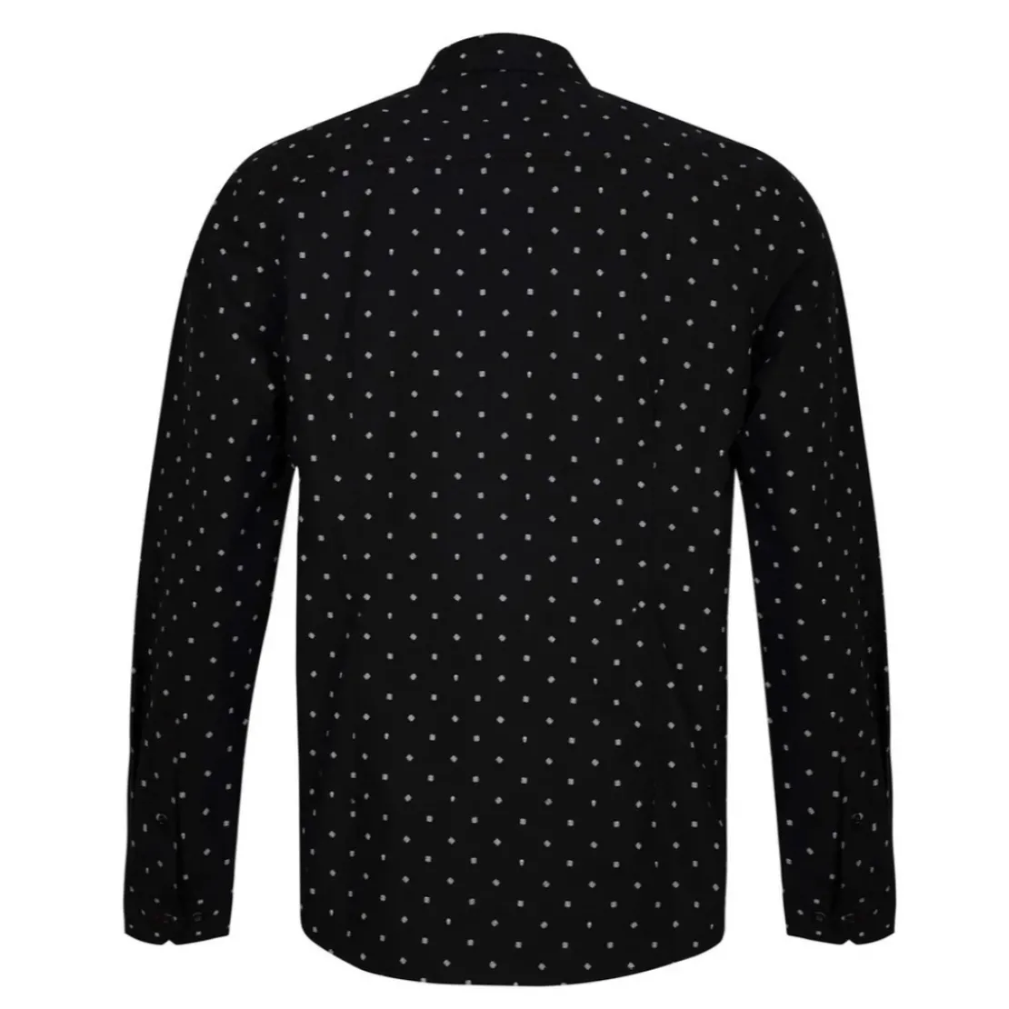 KaporalChemise Manches Longues en coton BELIZ Black noir