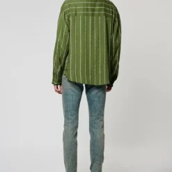 KaporalChemise manches longues VERSO kaki en viscose