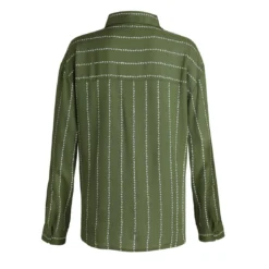 KaporalChemise manches longues VERSO kaki en viscose