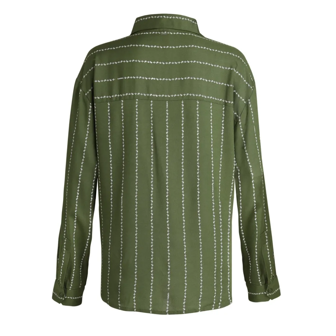 KaporalChemise manches longues VERSO kaki en viscose