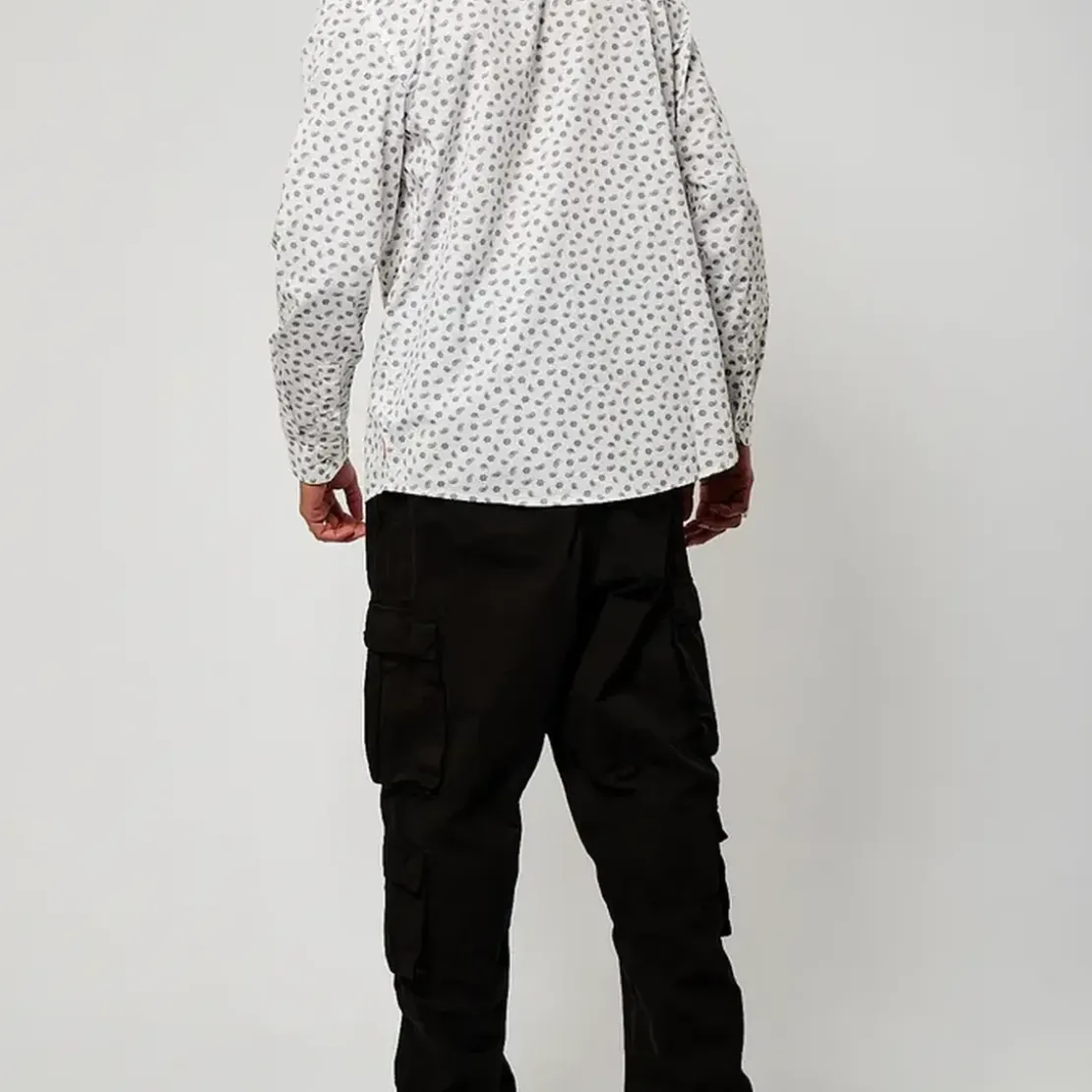 KaporalChemise Manches Longues en coton BAYUN White blanc