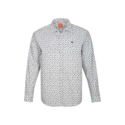 KaporalChemise Manches Longues en coton BAYUN White blanc