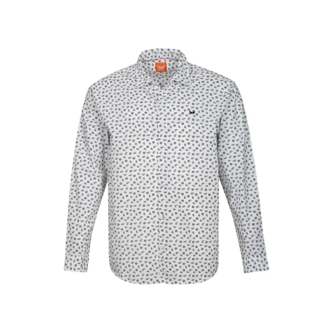 KaporalChemise Manches Longues en coton BAYUN White blanc
