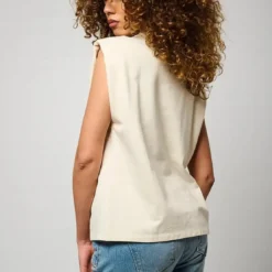 KaporalDebardeur VOLVE blanc en coton