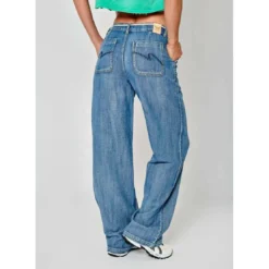 KaporalJeans ample BRINA bleu en coton