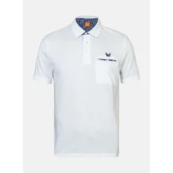 KaporalPolo M Courtes en coton BARRO White blanc