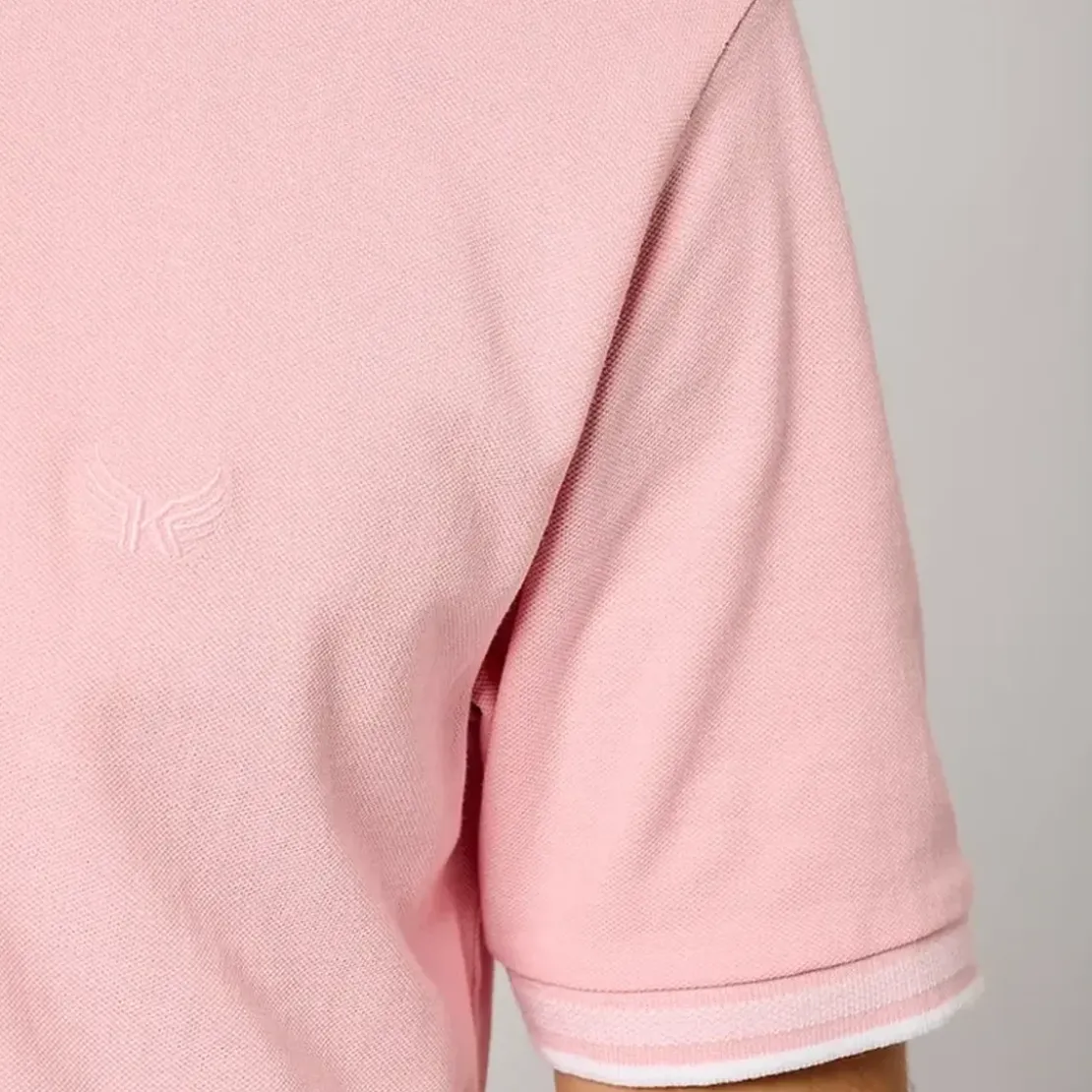 KaporalPolo M Courtes en coton JAROD Pink rose
