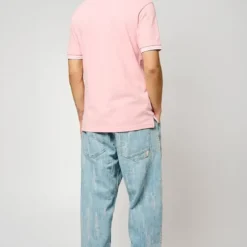 KaporalPolo M Courtes en coton JAROD Pink rose