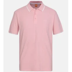 KaporalPolo M Courtes en coton JAROD Pink rose